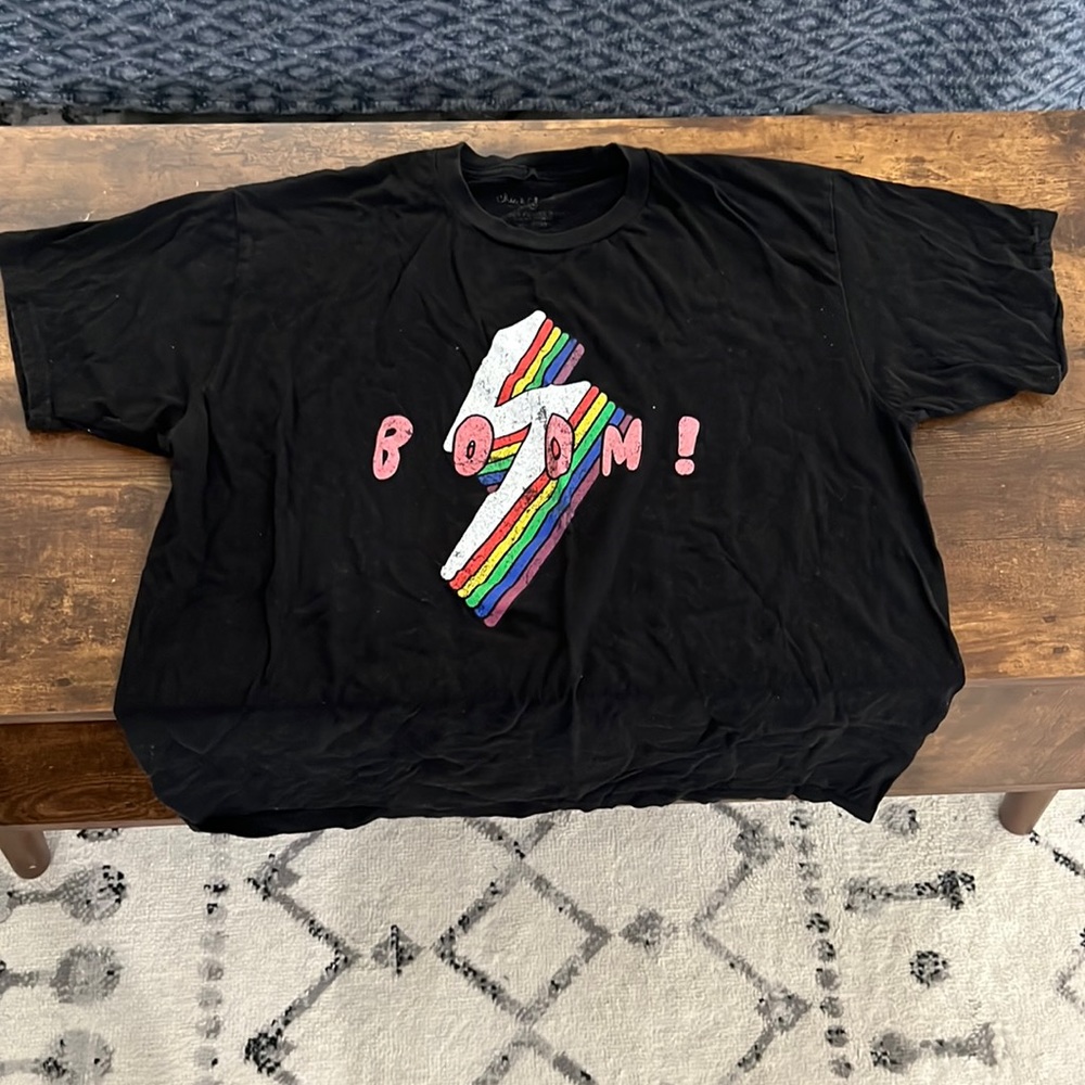 XL black, baggy t-shirt